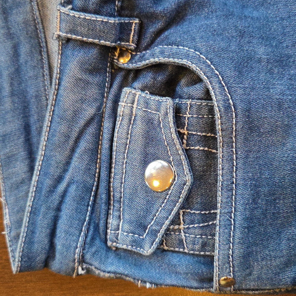 USG Silicone Full Seat Denim Breeches Size US 28 - Picture 6 of 13